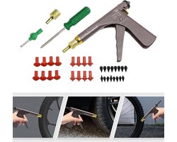 Tubeless Banden Reparatie Set - Universeel voor Auto, Motor en Elektrische Voertuigen met Fixeerpluggen