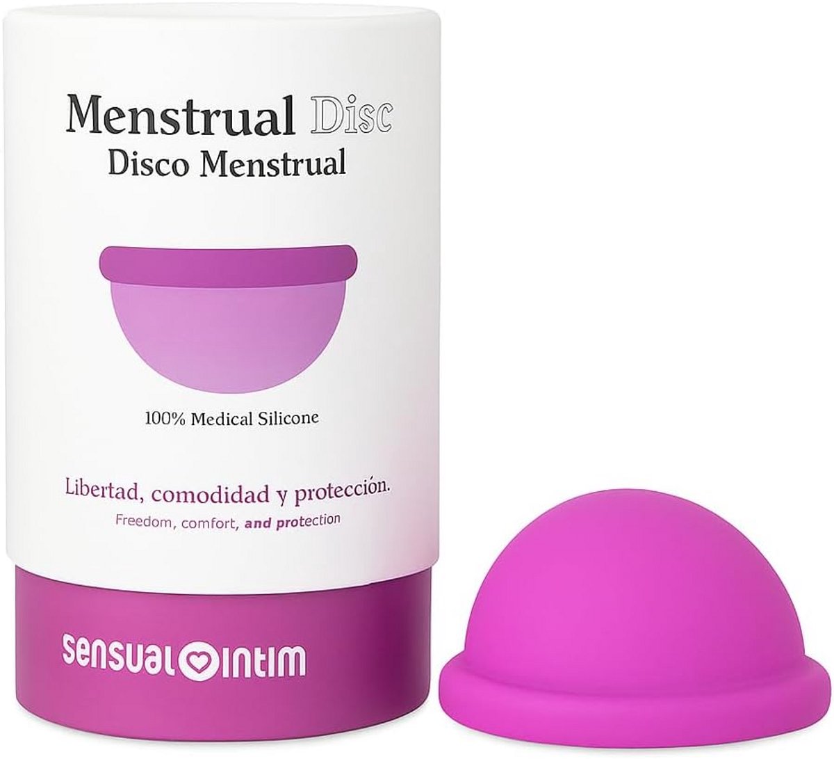 Herbruikbare Menstruatieschijf van Medische Silicone voor 12 Uur Bescherming