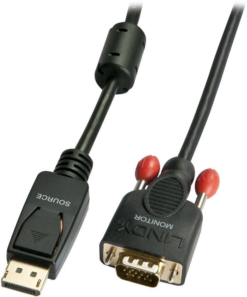 2 Meter DisplayPort naar VGA Kabel Adapter voor Monitor en Beamer