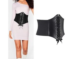 Korset voor Vrouwen in Zwart - Elastische Tailleband voor een Indrukwekkend Figuur - Accentueert Rondingen - Geschikt voor Dagelijks Gebruik en Speciale Gelegenheden.