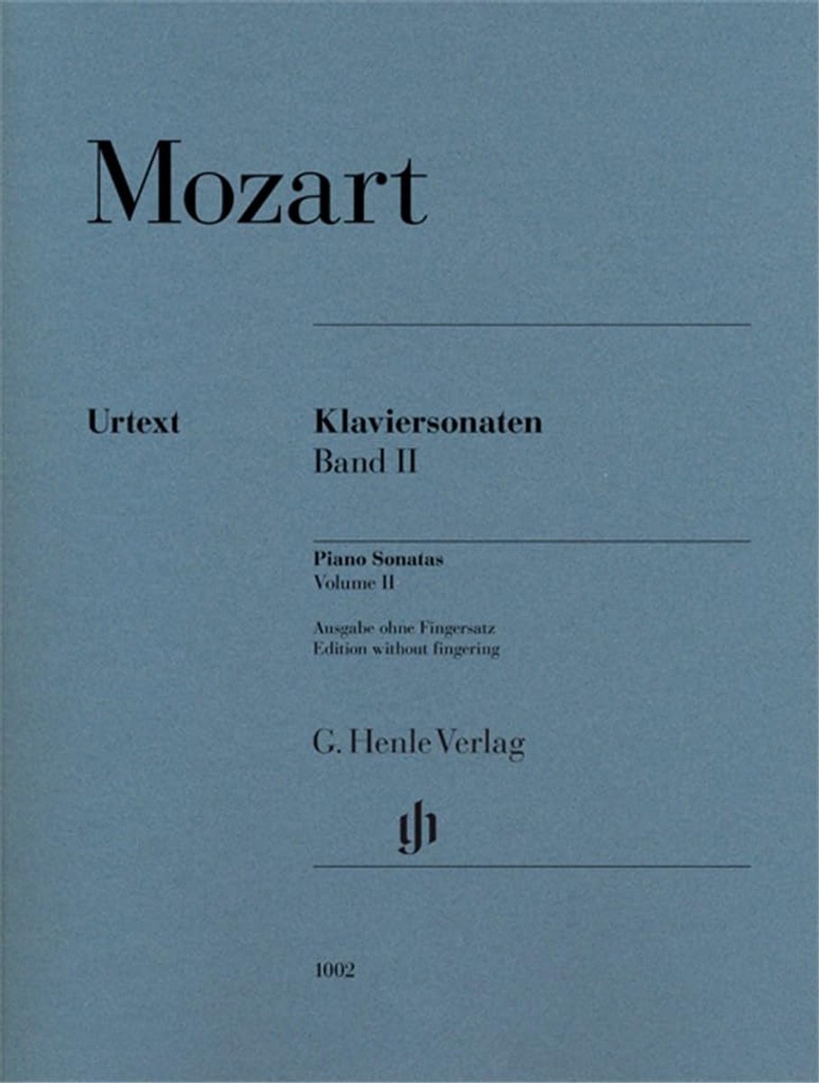 Mozart: Sonates voor Piano, Deel II - Editie Zonder Vingersatz