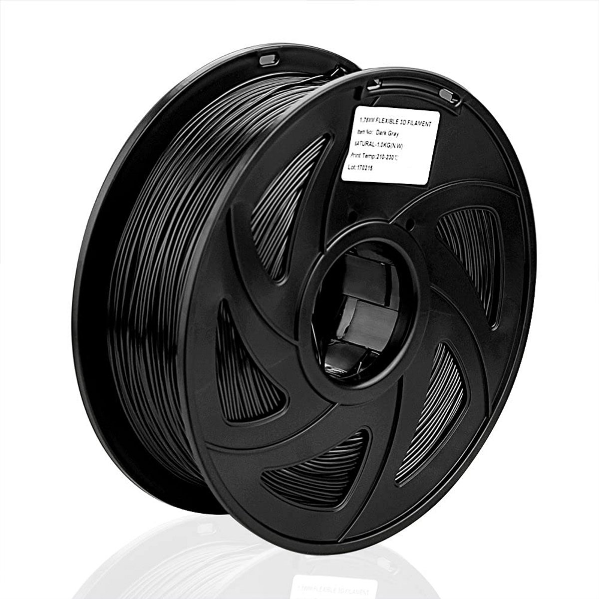 Zwart PETG Filament 1.75mm voor 3D Printer - 1kg Hoge Taaiheid