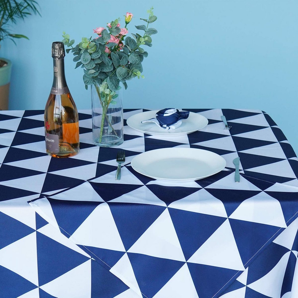 Rechthoekig Tafelkleed Waterdicht en Vlekbestendig Polyester voor Binnen en Buiten