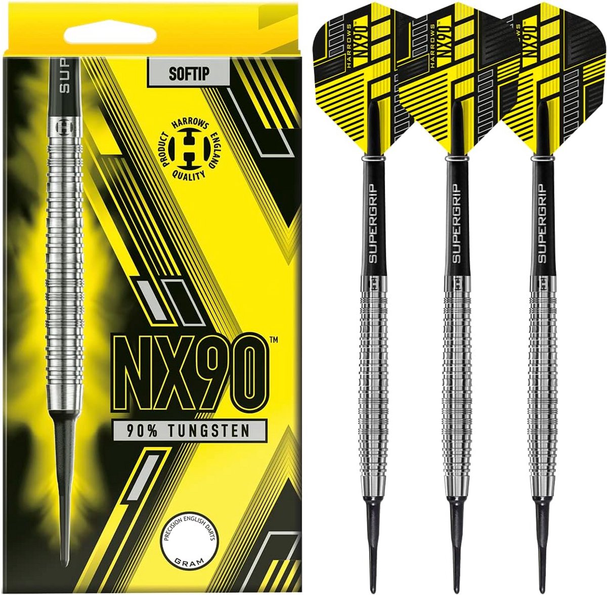 90% Tungsten Soft Tip Darts Set Elektrisch Werk Gewichten 18g en 20g Inclusief Assen en Flights