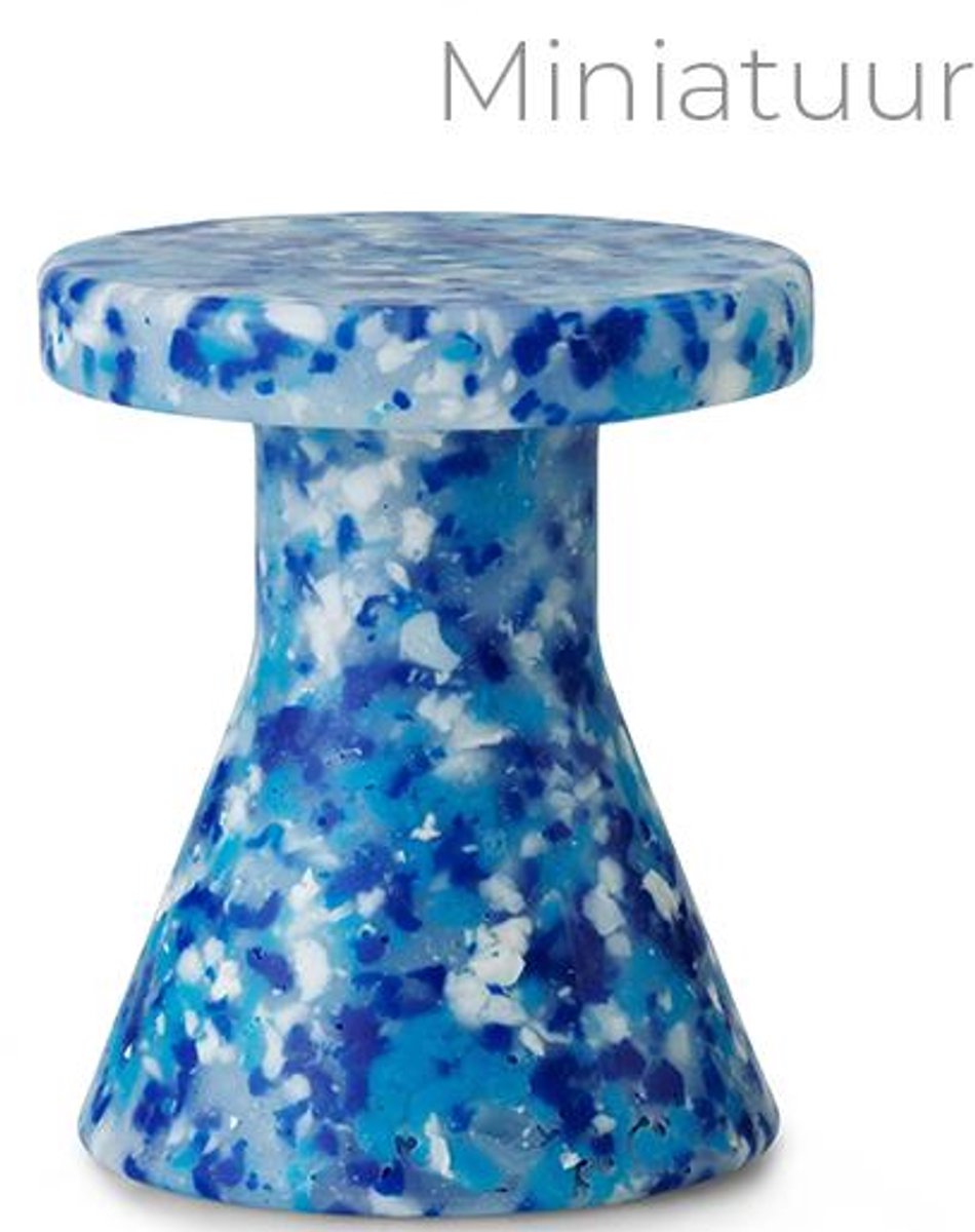 Bit Stool Cone Miniatuur Blauw
