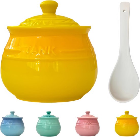 RANJIMA Melk en suiker-set, melkkannetje keramiek en suikerpot