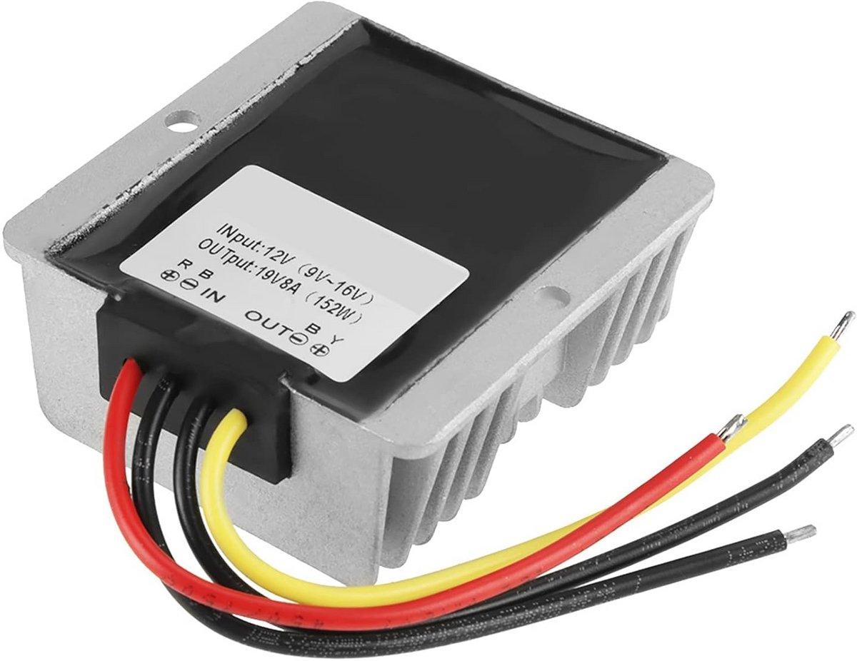 DC-DC Spanningsregelaar 12V naar 19V Converter 152W Hoogrendement Waterdicht