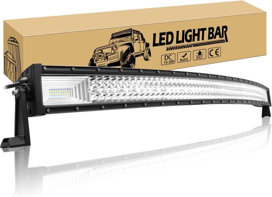 Willpower 32 Inch 405W Led Lichtbalk 12V 24V Led-verlichting Bar LED Werklamp Mistlamp Waterbestendig IP67 Led Light Bar Voor Vrachtwagen Tractor Auto Boot Offroad 4x4