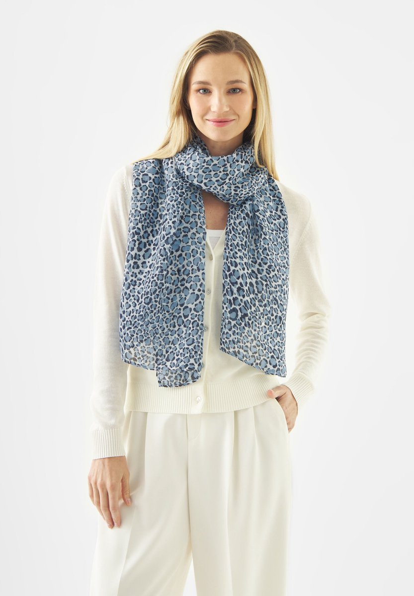 Codello sjaal van Polyester met Leo-Print
