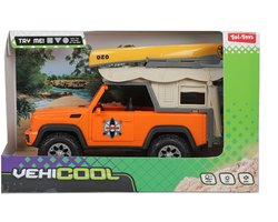 Animal World Jeep en Kano met Licht en Geluid