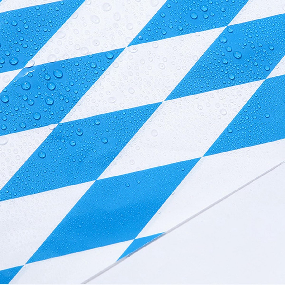 Blauw Wit Geruit Tafelkleed Rechthoekig Oktoberfest en Feestdecoratie