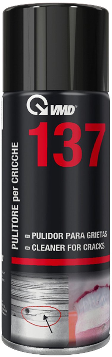 Scheurtester en Reiniger - 400ml - Voor Lasonderzoek en Metaalinspectie - Detecteert Barsten Gaten Porositeit - Onderdeel van 3-Delige Set [17337]