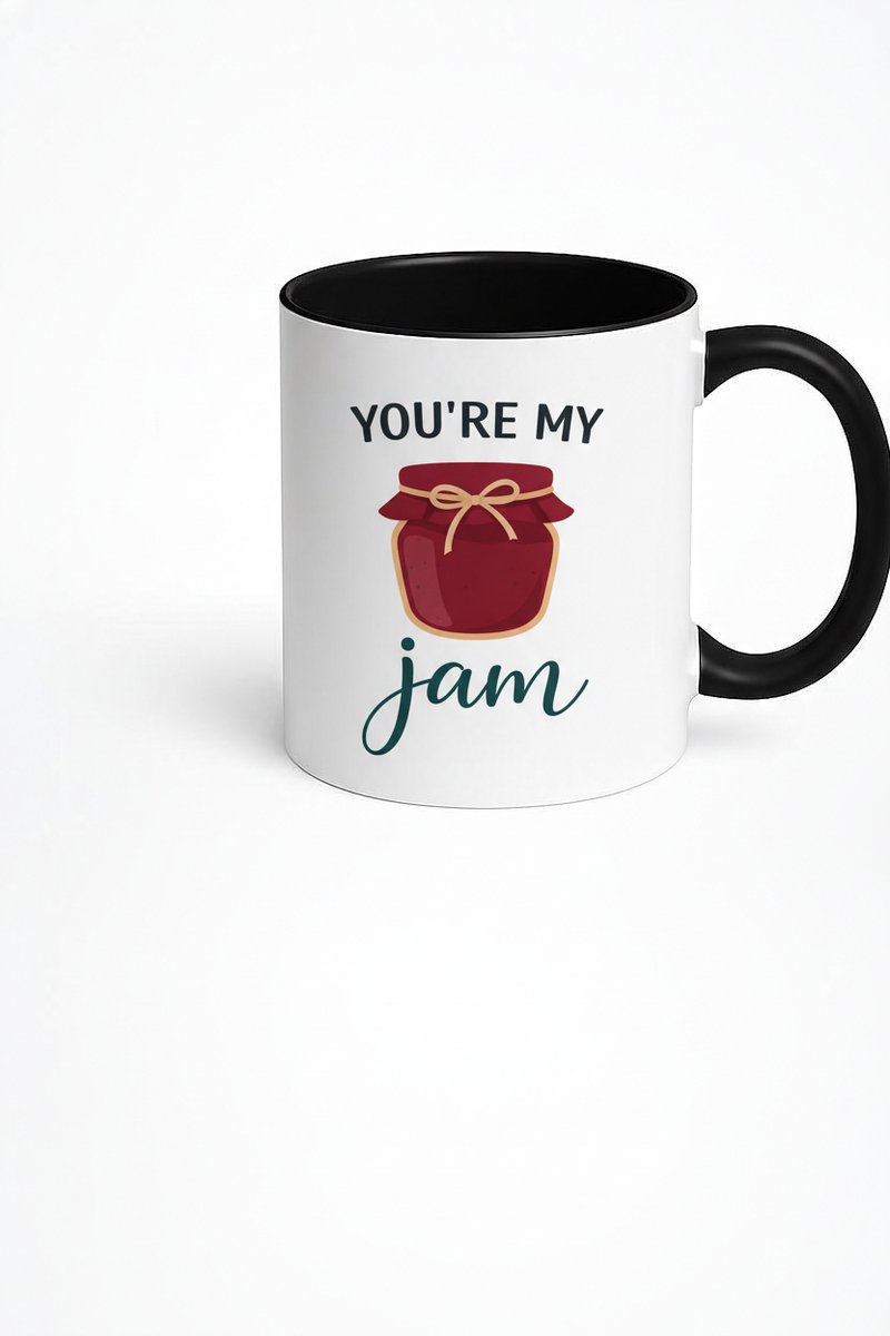 Mok 'You're My Jam' - Liefdevol & Uniek Cadeau voor Jouw Favoriete Persoon