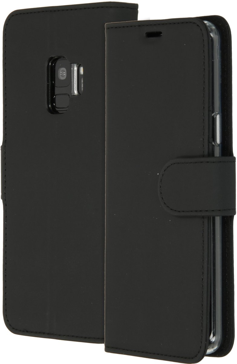 Accezz Hoesje - Geschikt voor Samsung Galaxy S9 - Wallet Softcase Bookcase - Zwart