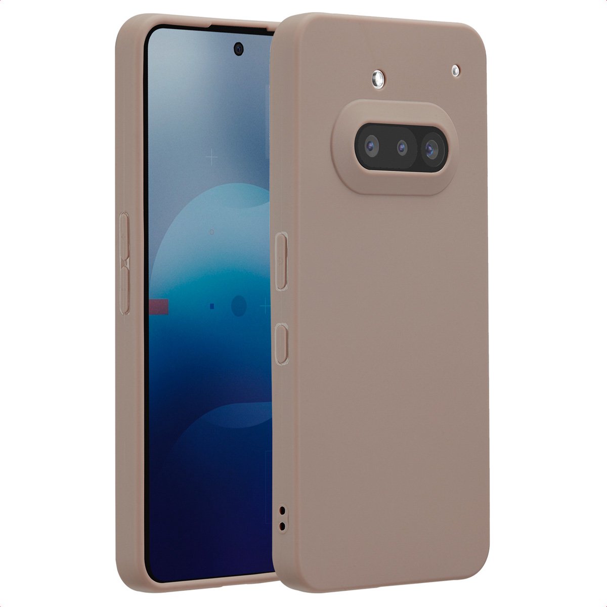 imoshion Hoesje - Geschikt voor Nothing Phone (3a) - Color Backcover - Bruin