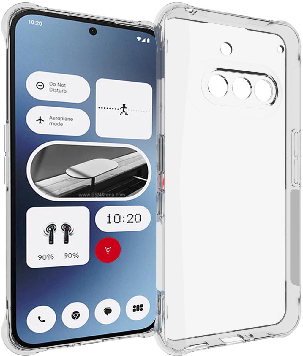 imoshion Hoesje - Geschikt voor Nothing Phone (3a) - Shockproof Case - Transparant
