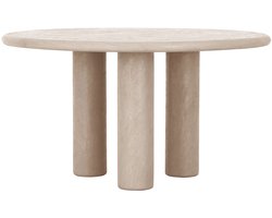 DTP Home Dining table Clio round 140 SAND,76xØ140 cm, mortex