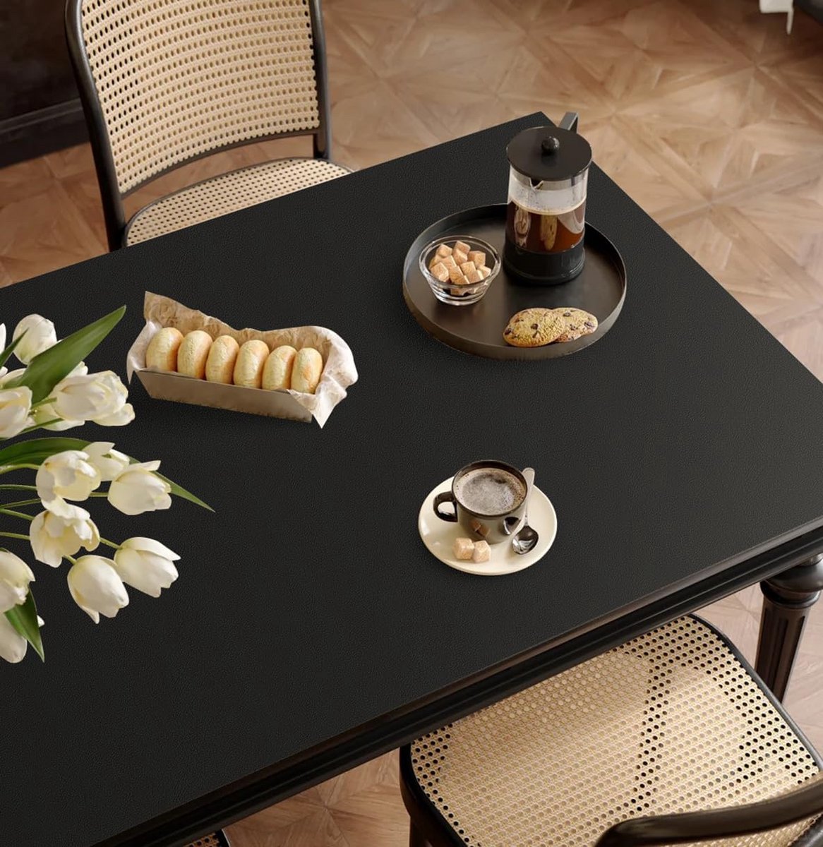 Rechthoekig Tafelkleed PU Leer Waterdicht Antislip - Bescherming en Decoratie