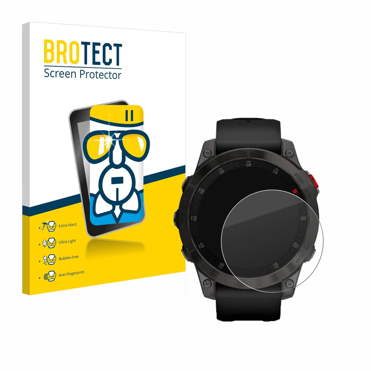 Screenprotector voor Garmin epix (Gen. 2) Beschermglas transparant