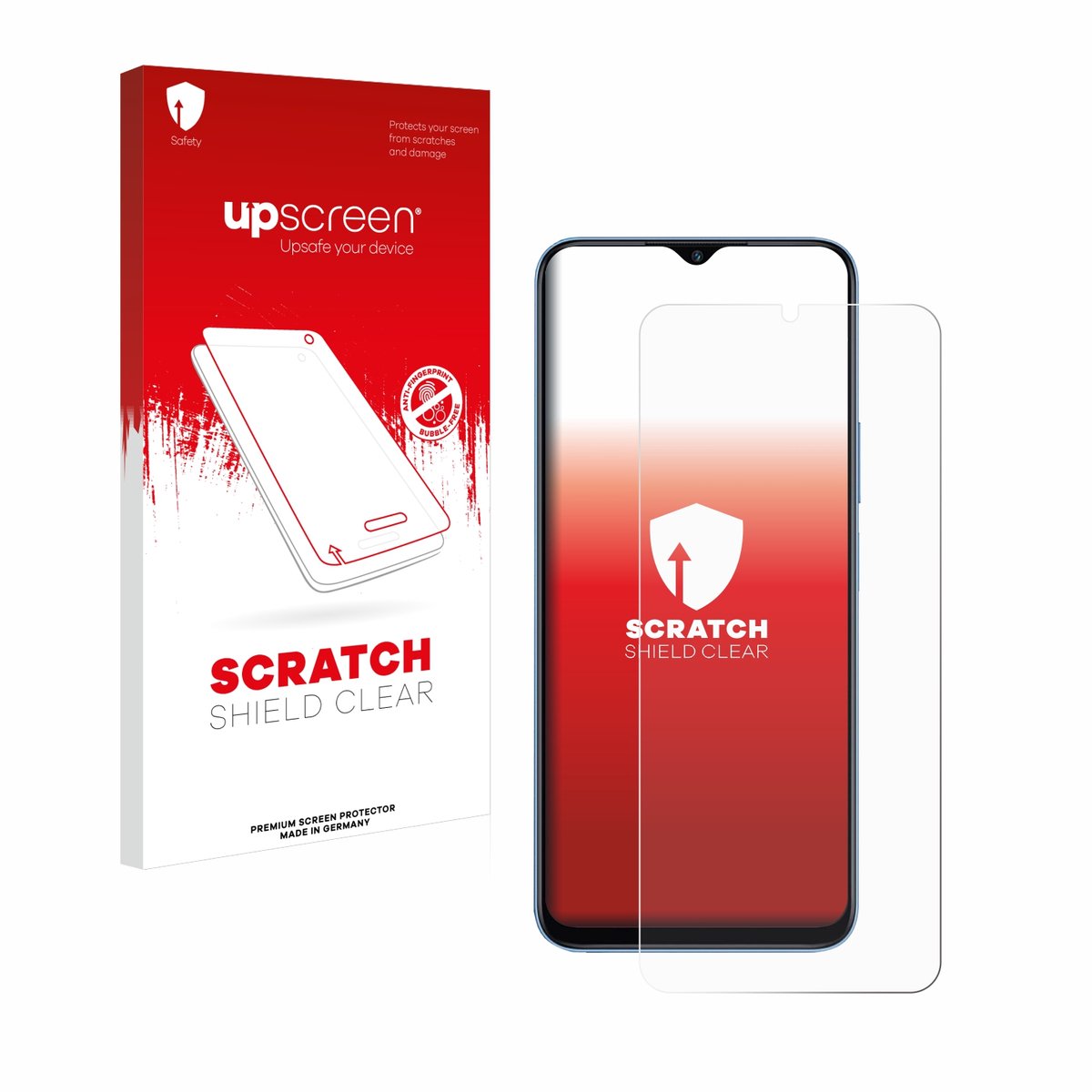 upscreen - Screenprotector voor Honor 70 Lite - Folie Beschermfolie transparant