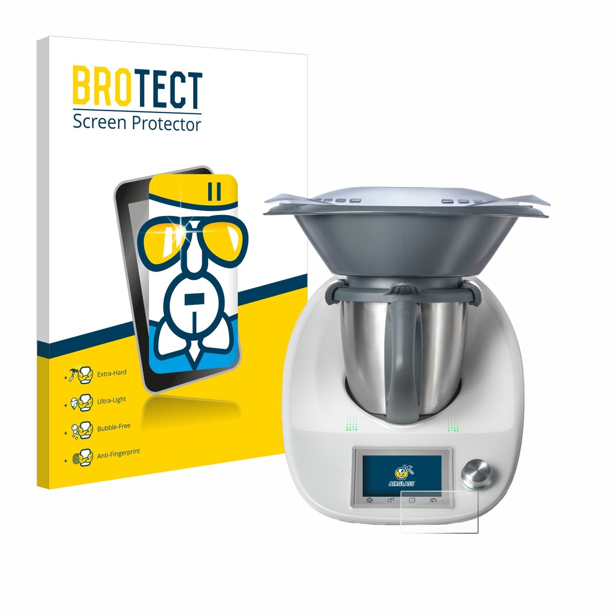 Screenprotector voor Vorwerk Thermomix TM5/ Vorwerk Bimby TM5 Beschermglas transparant