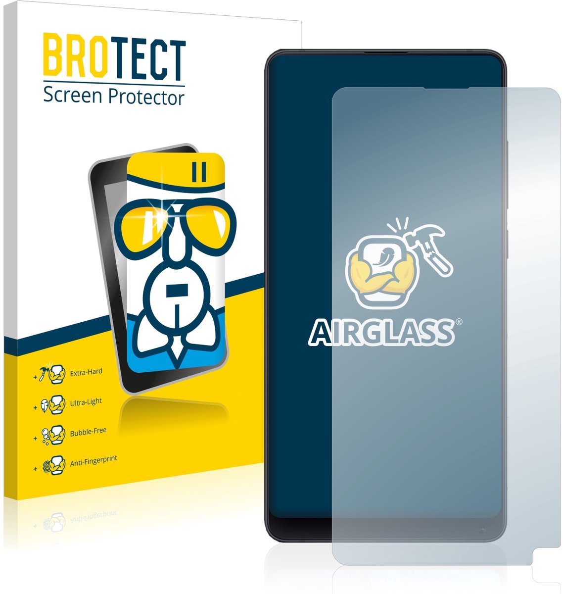 Screenprotector voor Xiaomi Mi Mix 2S Beschermglas transparant