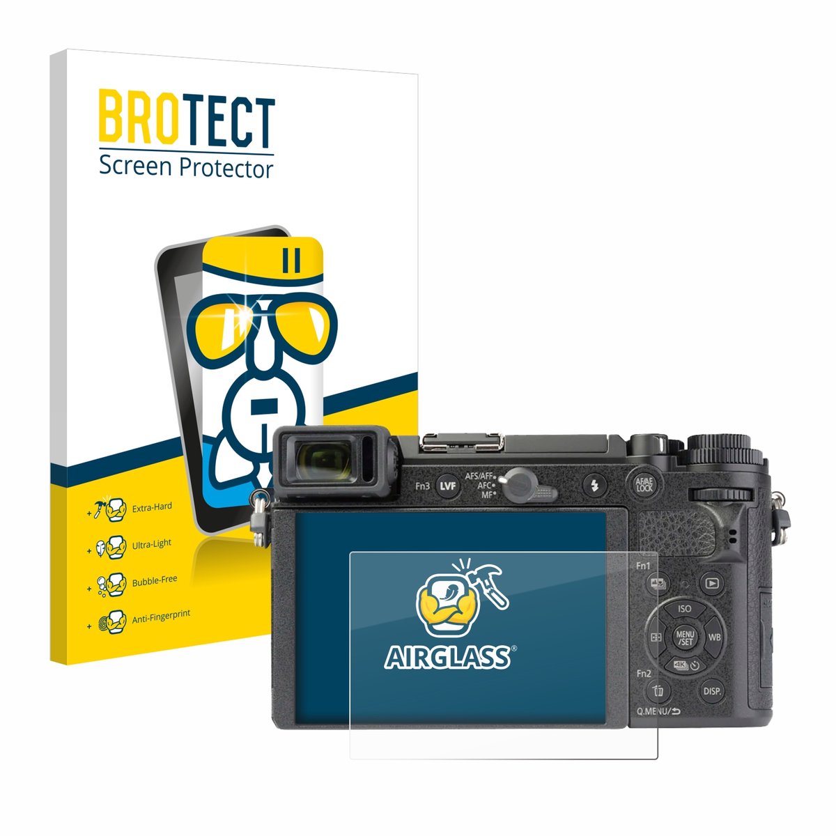Screenprotector voor Panasonic Lumix DC-GX9 Beschermglas transparant