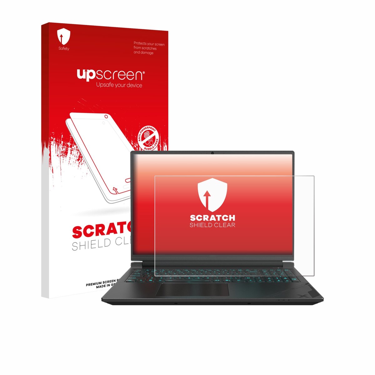 upscreen - Screenprotector voor Gigabyte G6X - Folie Beschermfolie transparant
