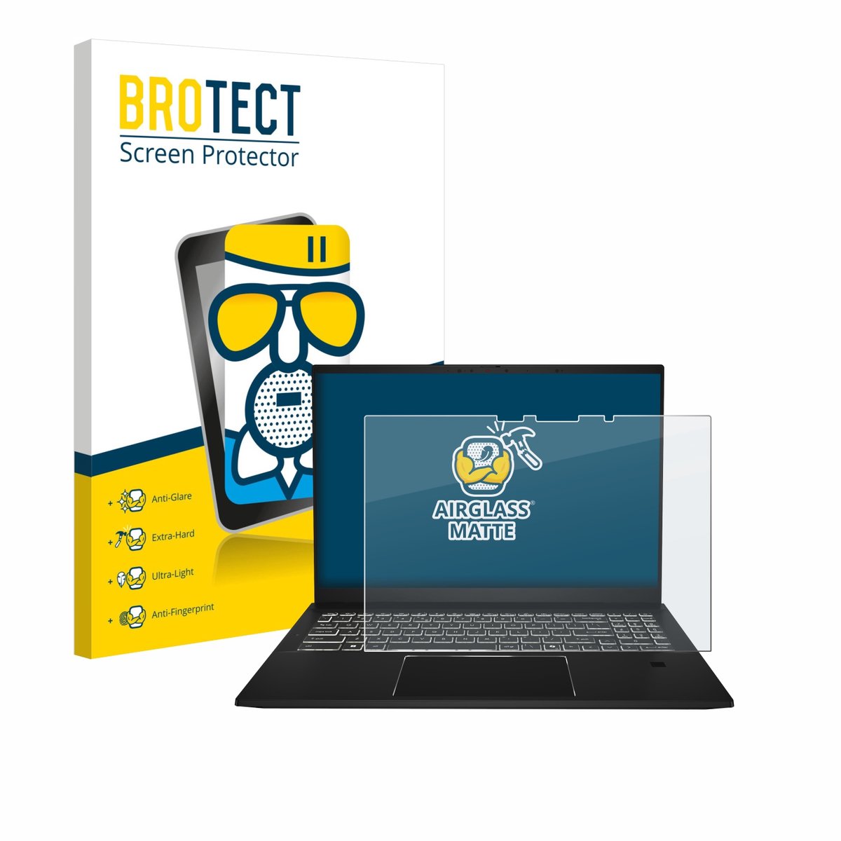 BROTECT - Screenprotector voor MSI Summit A16 AI+ - Folie Beschermfolie Beschermglas matte