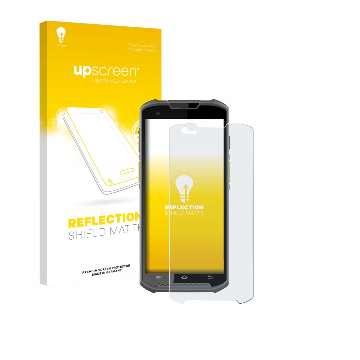 upscreen - Screenprotector voor Newland MT93 - Folie Beschermfolie anti glare matte