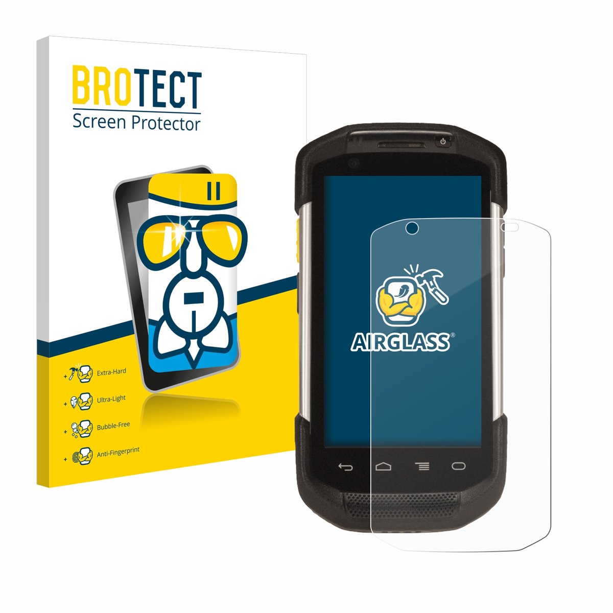 Screenprotector voor Zebra TC77/ TC75/ TC75x/ TC72/ TC70 Beschermglas transparant
