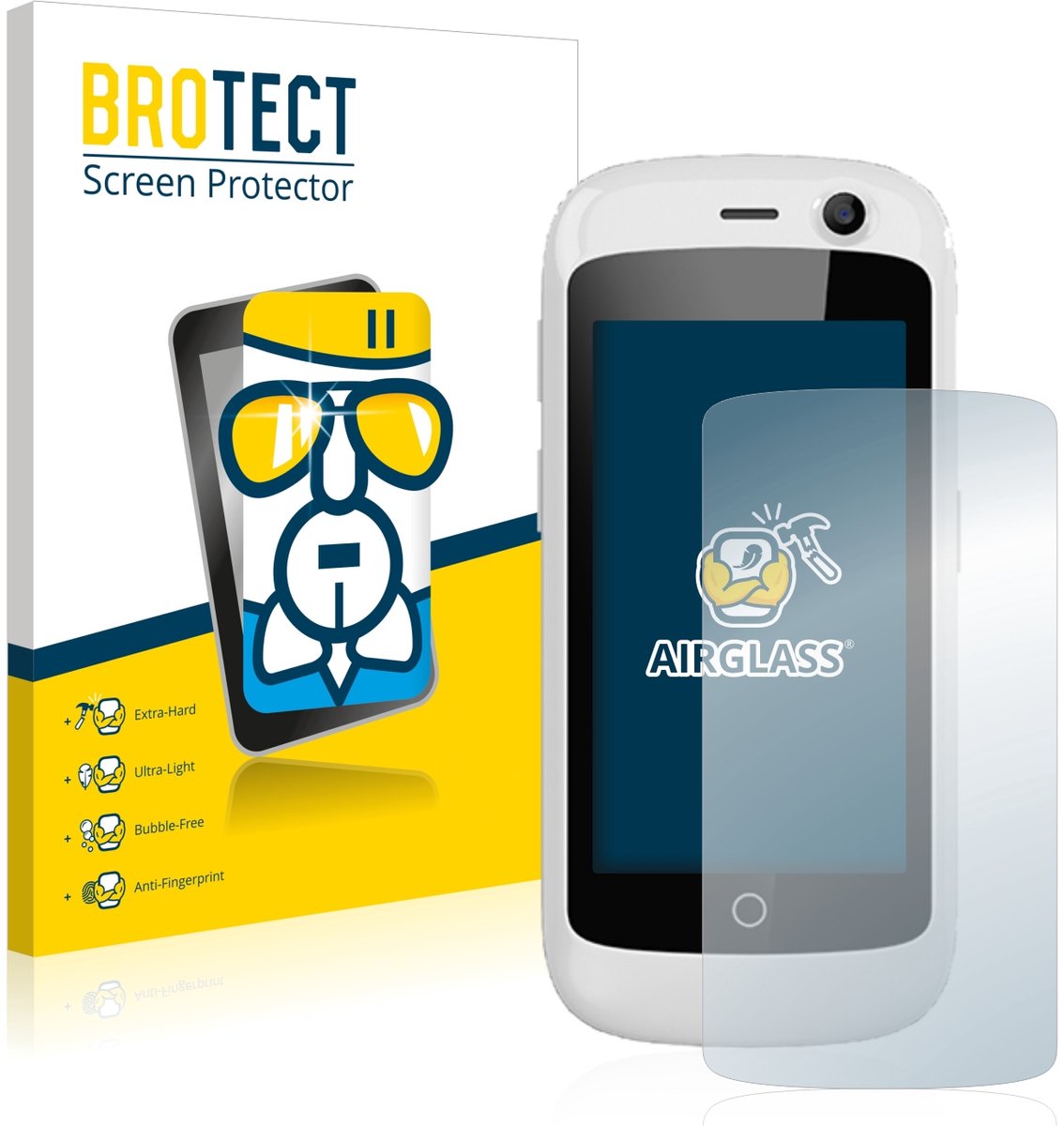 Screenprotector voor Unihertz Jelly / Jelly Pro Beschermglas transparant