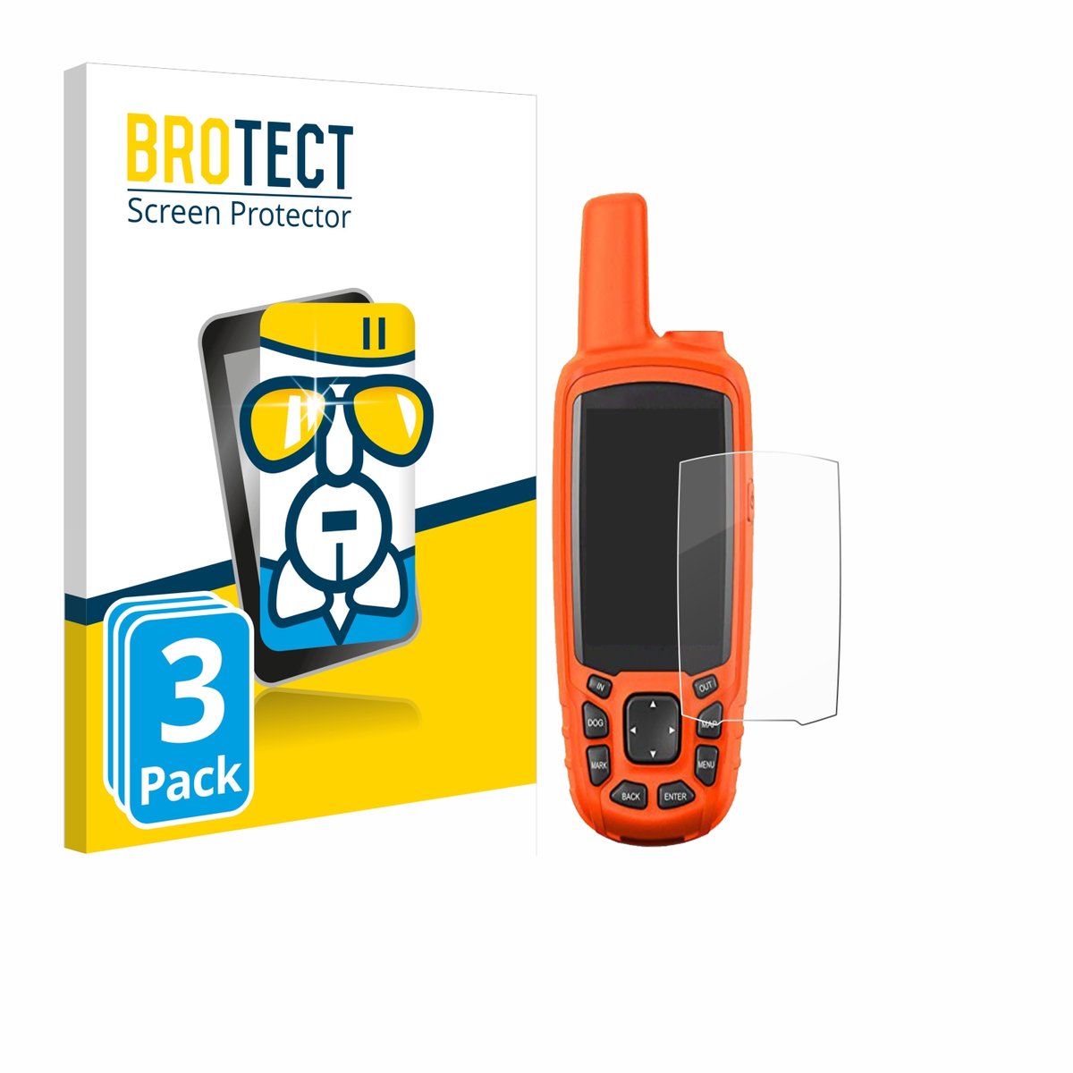 Screenprotector 3 Stuks voor Garmin Astro 430 Beschermglas transparant