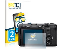 BROTECT - Screenprotector voor Sony Alpha FX30 Cinema Line - Folie Beschermfolie transparant 2 Stuks