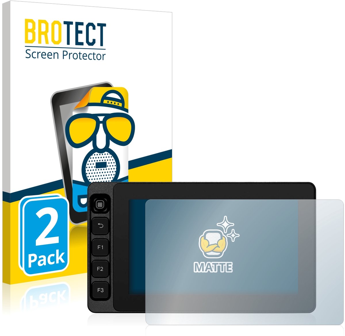 BROTECT - Screenprotector voor SmallHD Ultra 5 - Folie Beschermfolie matte 2 Stuks