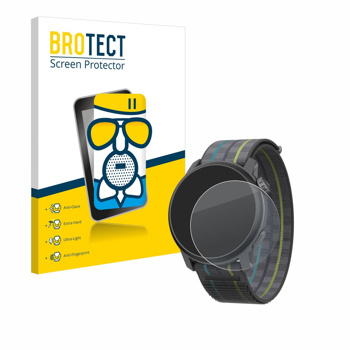 BROTECT - Screenprotector voor Coros Pace 3 - Folie Beschermfolie Beschermglas matte