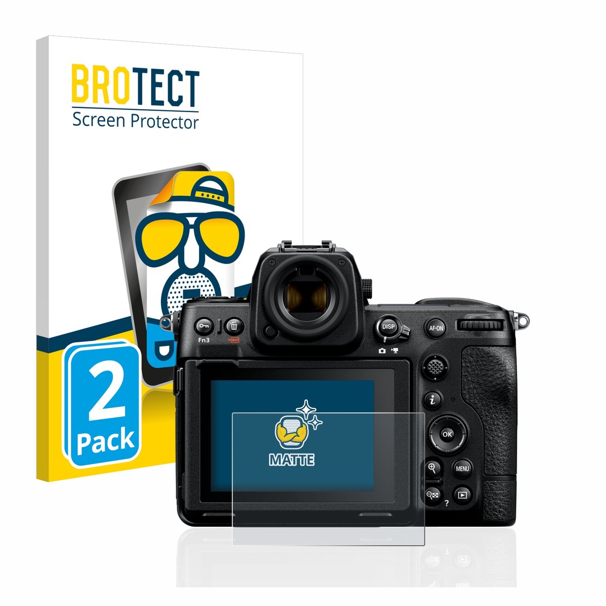 BROTECT - Screenprotector voor Nikon Z 8 - Folie Beschermfolie matte 2 Stuks