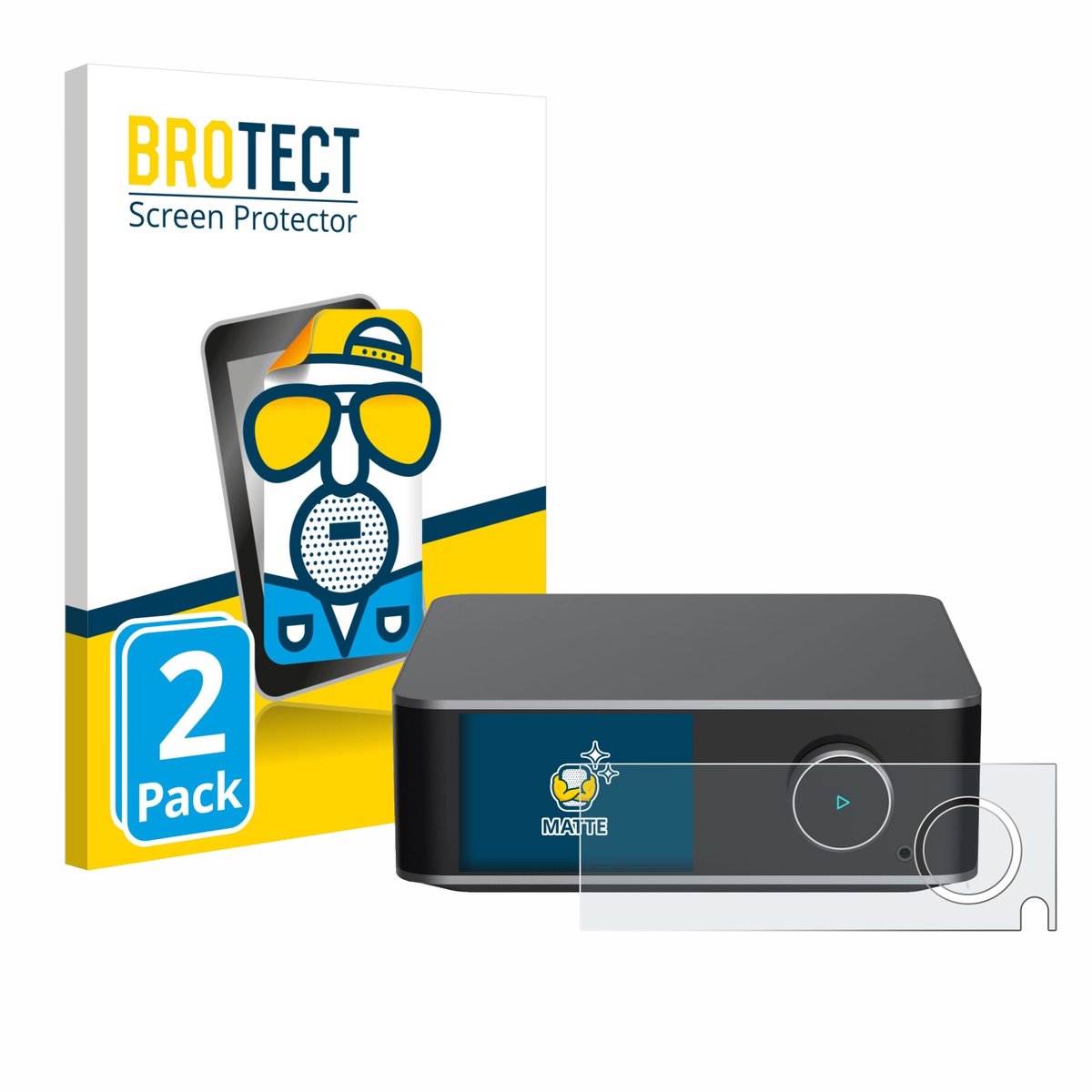 BROTECT - Screenprotector voor WiiM Ultra - Folie Beschermfolie matte 2 Stuks