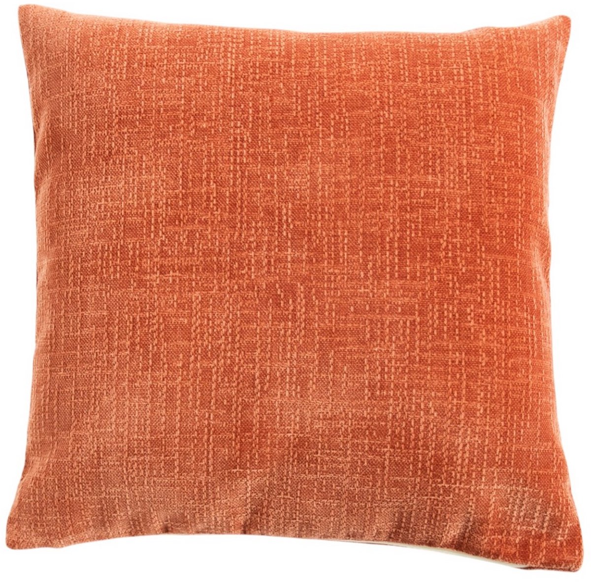 Linen & More Kussen Empress velvet slub roze 45x45cm