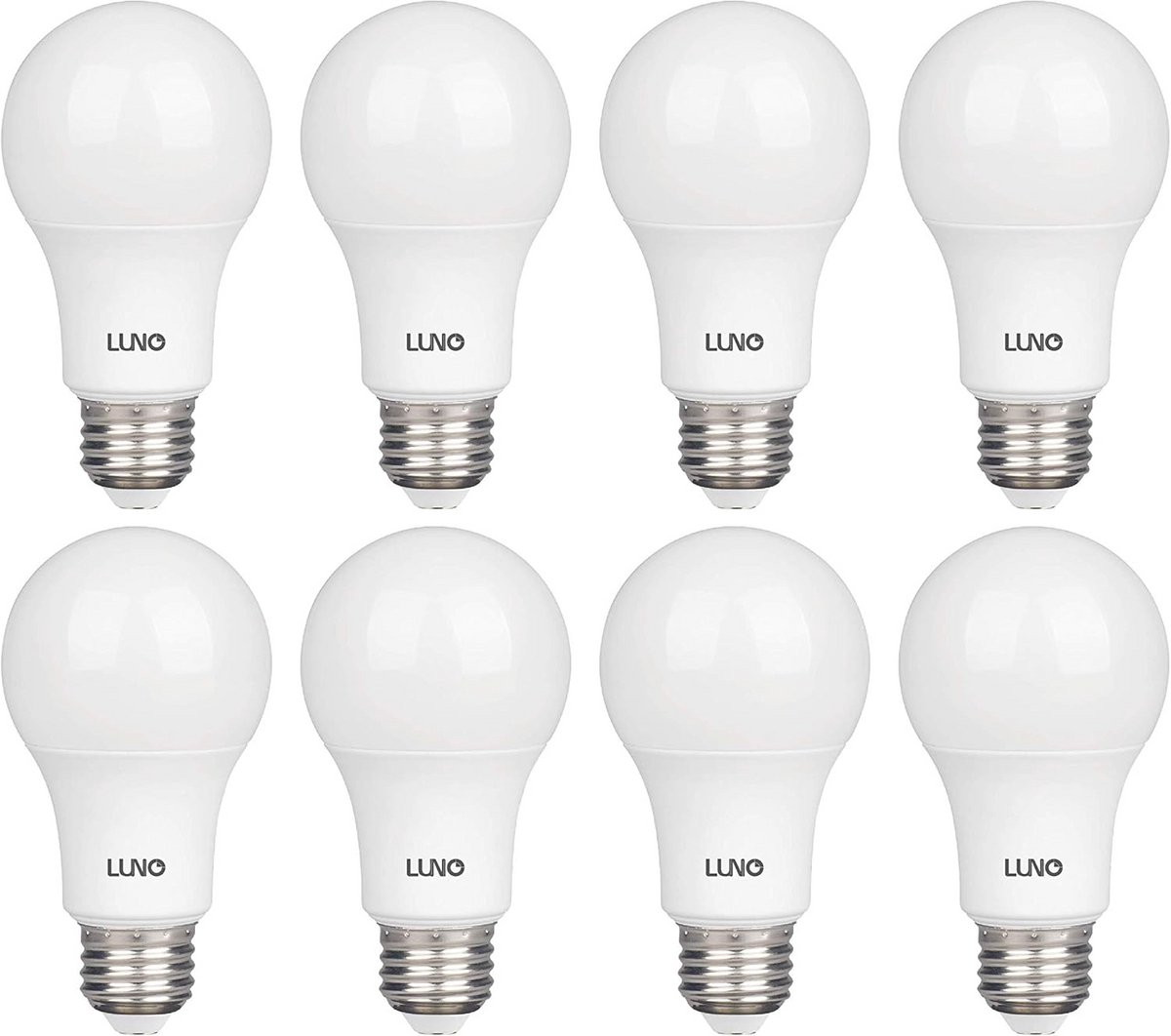 8-Pack LED Lampen E26 9W (60W) 800 Lumen Neutraal Wit 4000K Niet-dimbaar