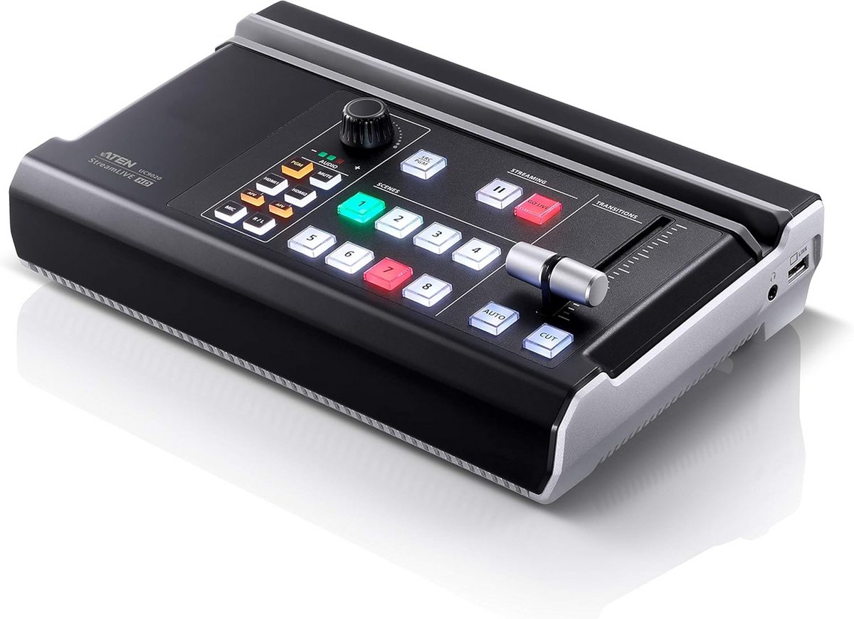 Professionele HD AV Mixer voor Live Streaming en Video Opname