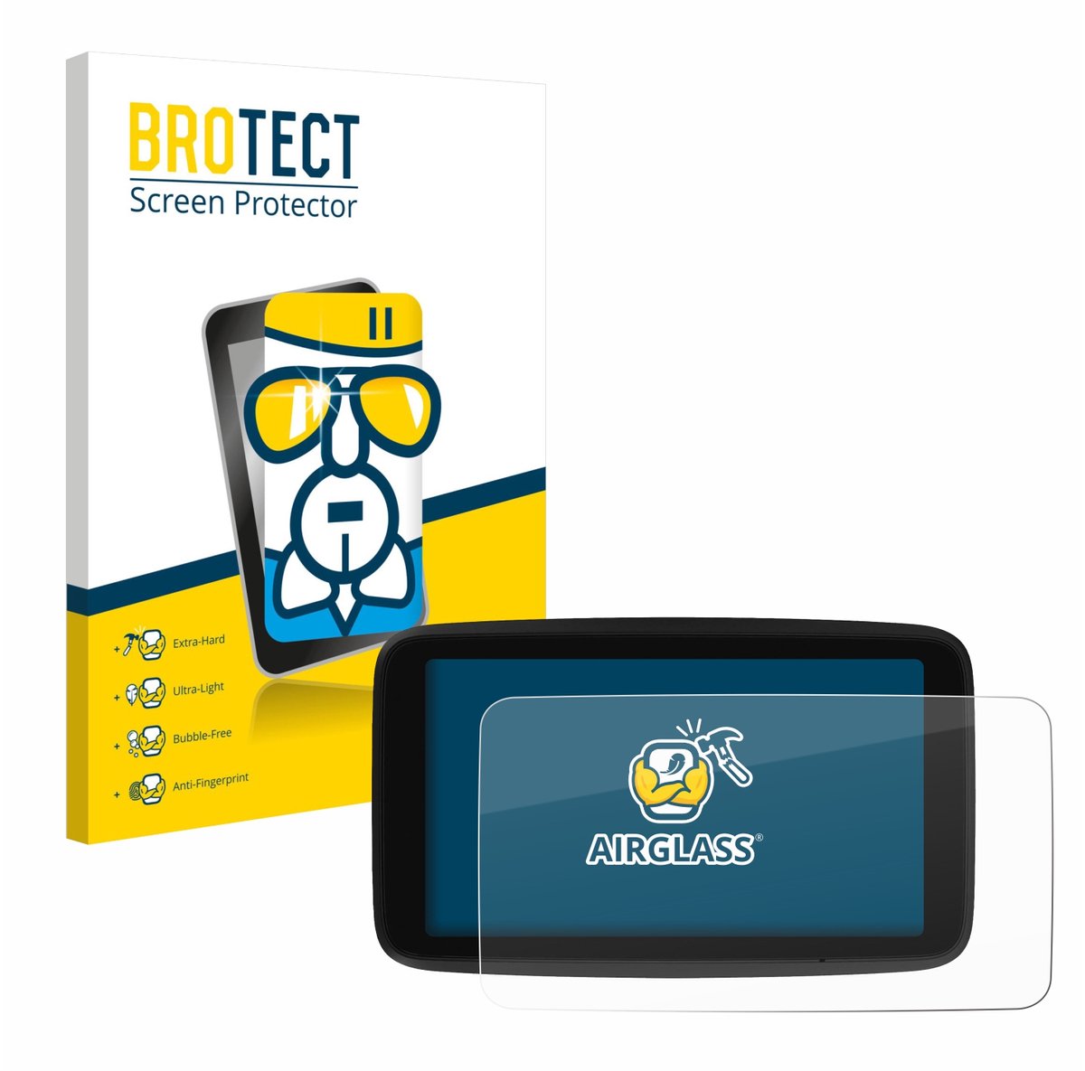 Screenprotector voor TomTom GO Classic 5" (2e generatie) Beschermglas transparant