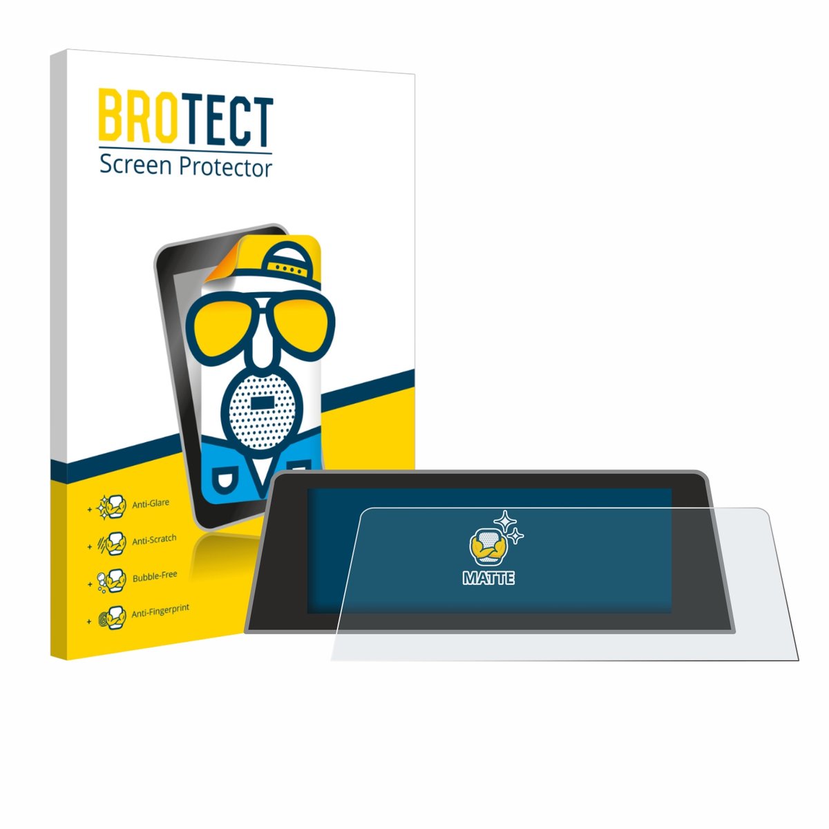 BROTECT - Screenprotector voor BMW X3 G01 G3X Facelift ab 2021 - Folie Beschermfolie matte