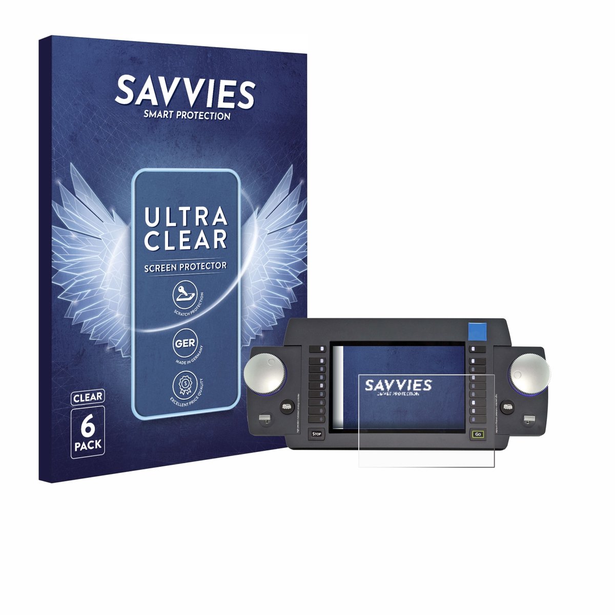Savvies - Screenprotector voor ESU Ecos 50220 - Folie Beschermfolie transparant 6 Stuks