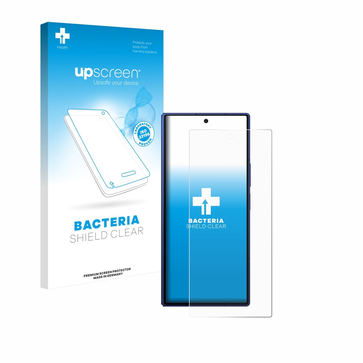 upscreen - Screenprotector voor Samsung Galaxy Z Fold 7 - Folie Beschermfolie transparant antibacterieel