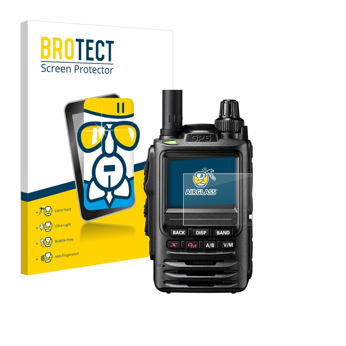 Screenprotector voor Yaesu FT-3D / FT-5DE Beschermglas transparant