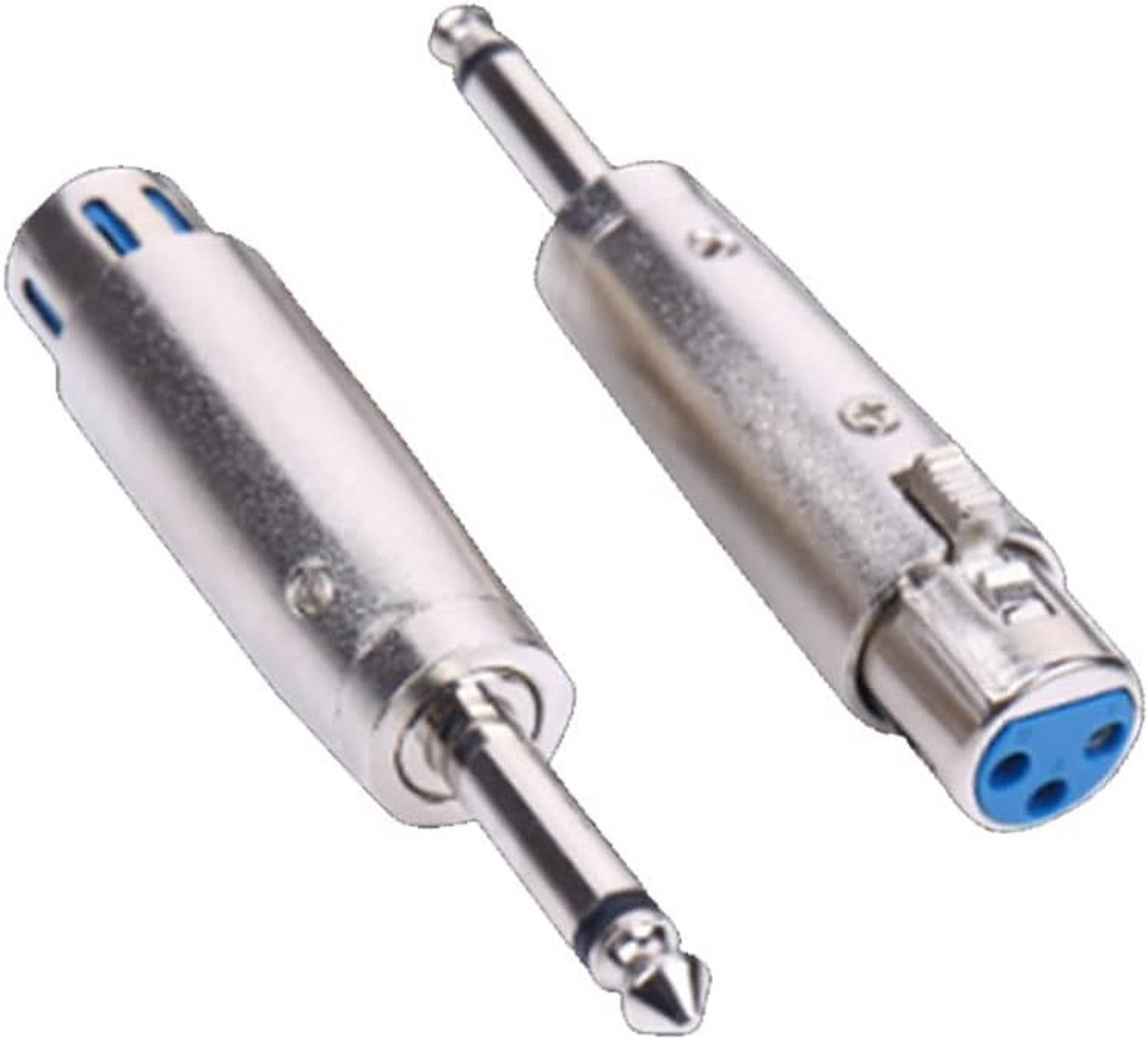 XLR Vrouwelijke naar 6.35mm Mono Jack Adapter - Stekker voor Audioapparatuur