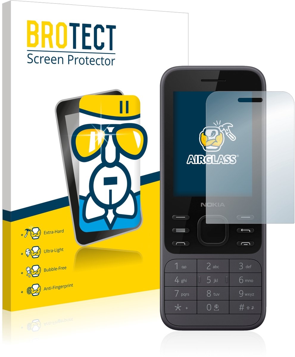 Screenprotector voor Nokia 6300 2020 Beschermglas transparant