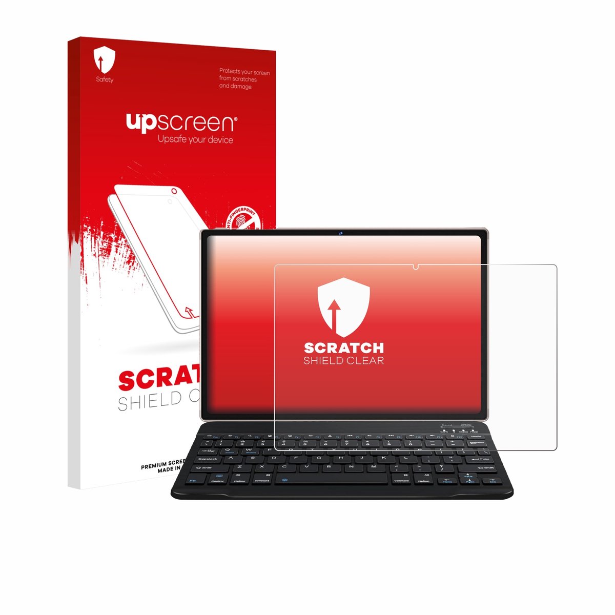 upscreen - Screenprotector voor DEERTiME E9 10.1" - Folie Beschermfolie transparant