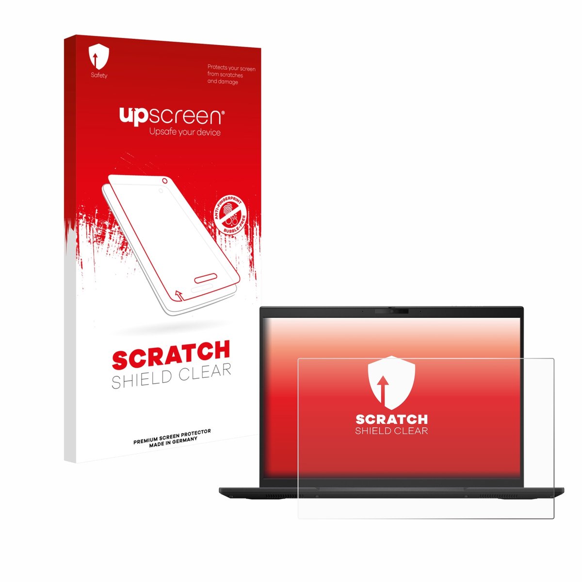 upscreen - Screenprotector voor ASUS ExpertBook B3 B3404 - Folie Beschermfolie transparant